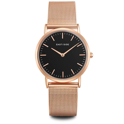 Damen Quarzuhr roségold Edelstahl roségold