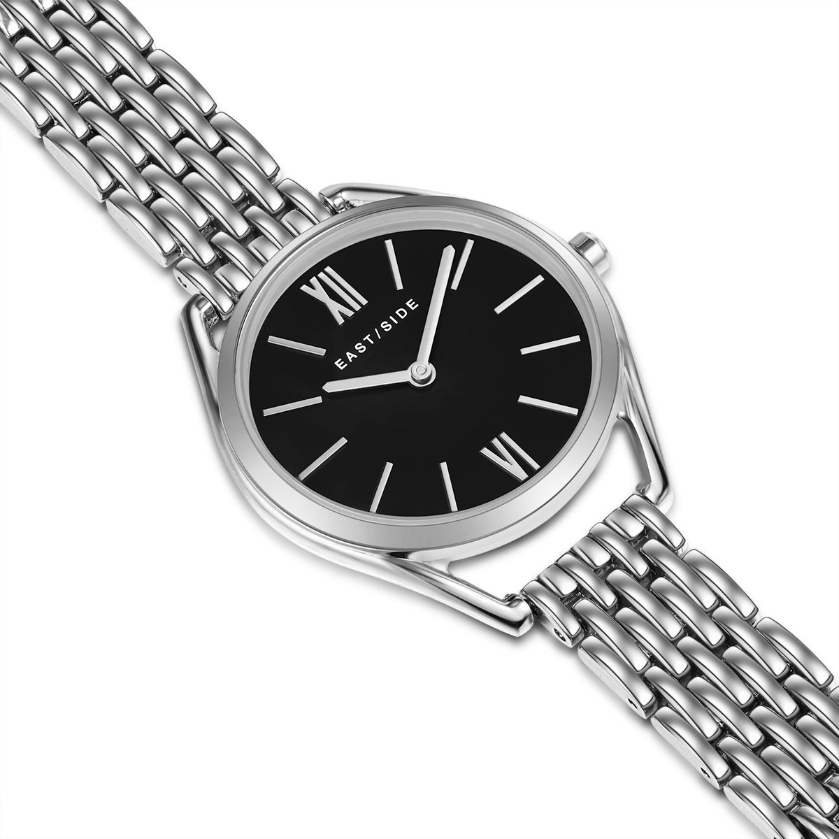 Damen Quarzuhr silber Edelstahl silber
