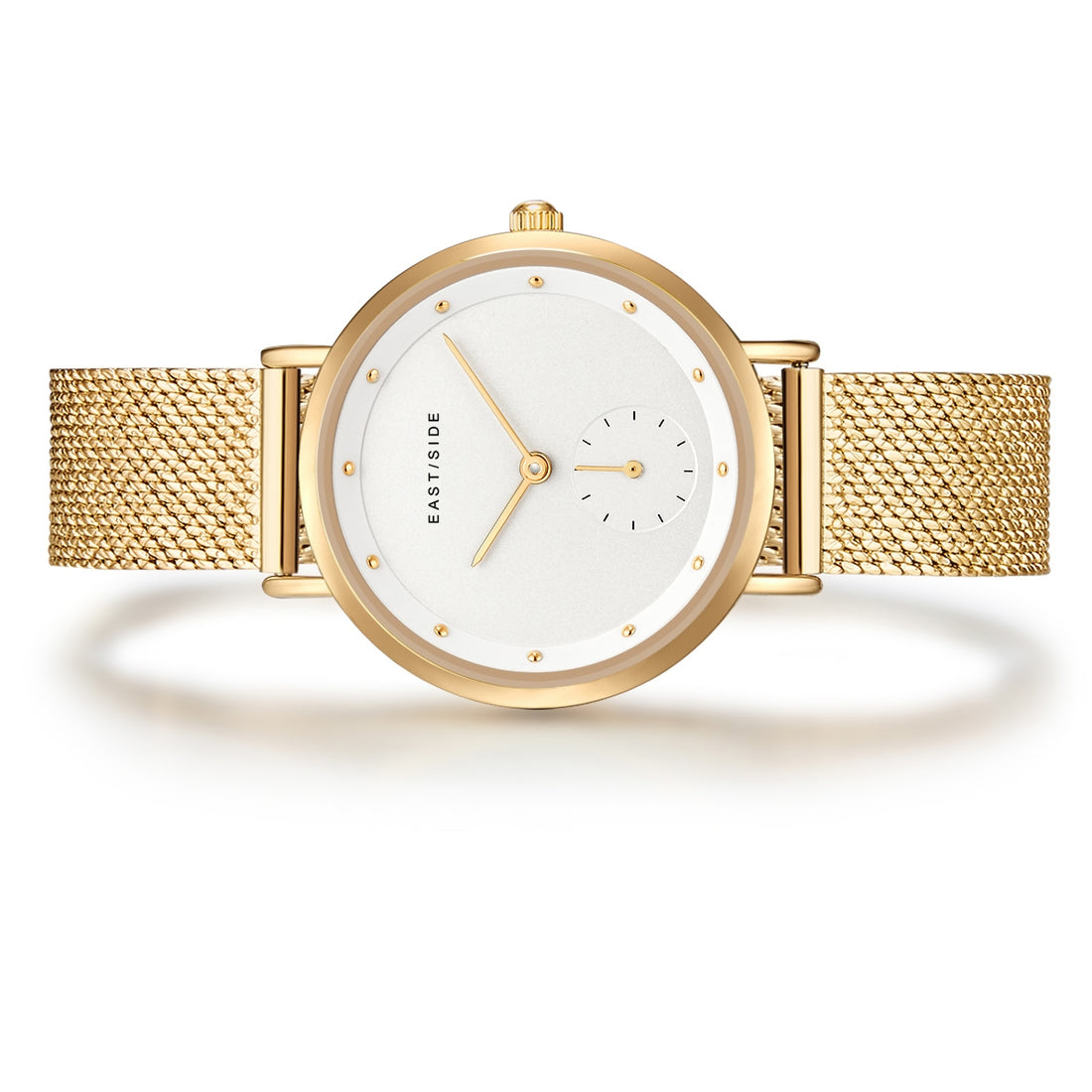 Damen Quarzuhr gelbgold Edelstahl gelbgold