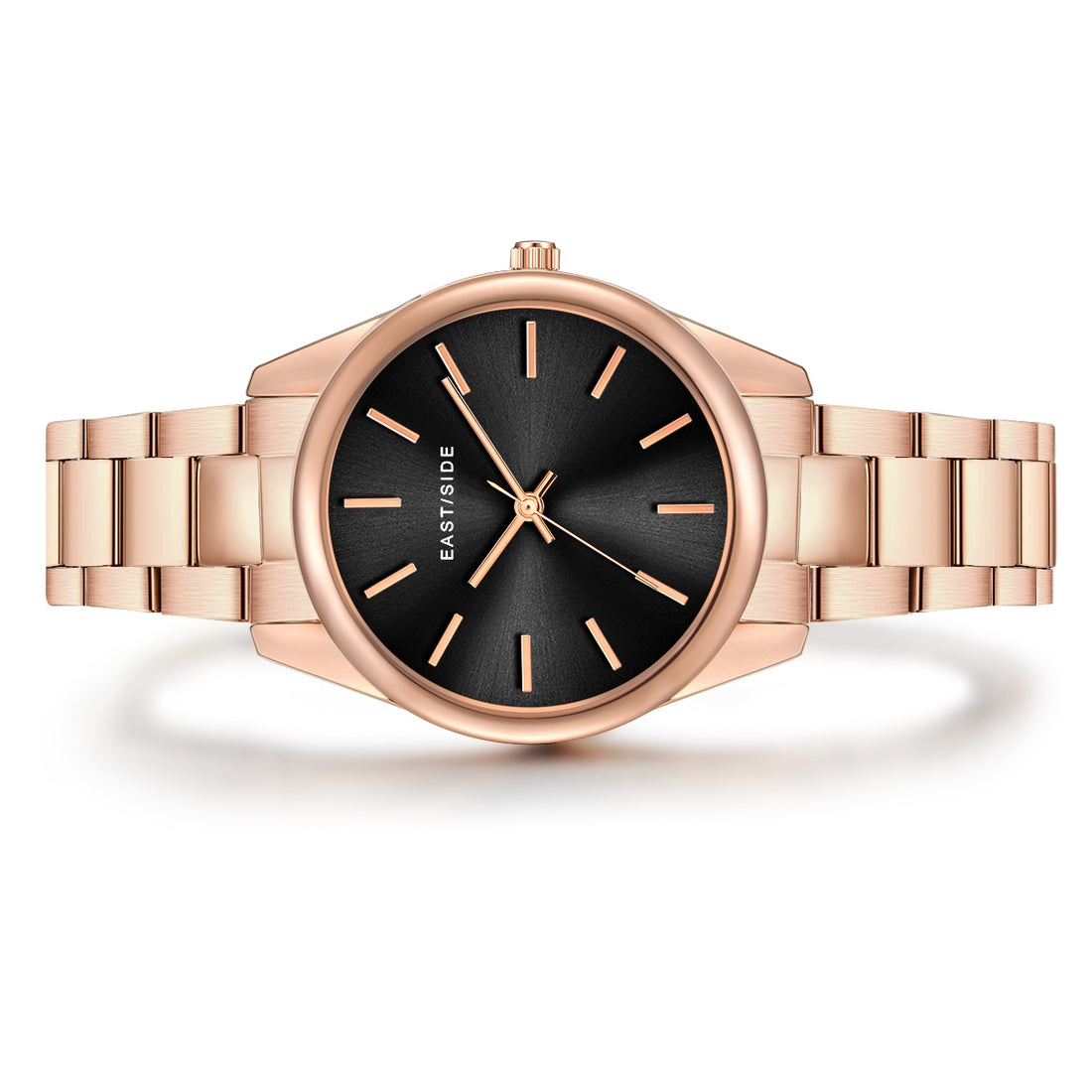 Damen Quarzuhr roségold Edelstahl roségold