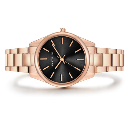 Damen Quarzuhr roségold Edelstahl roségold