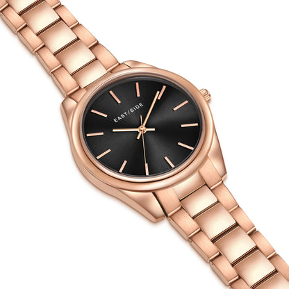 Damen Quarzuhr roségold Edelstahl roségold
