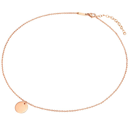 Kette mit Anhänger Edelstahl roségold