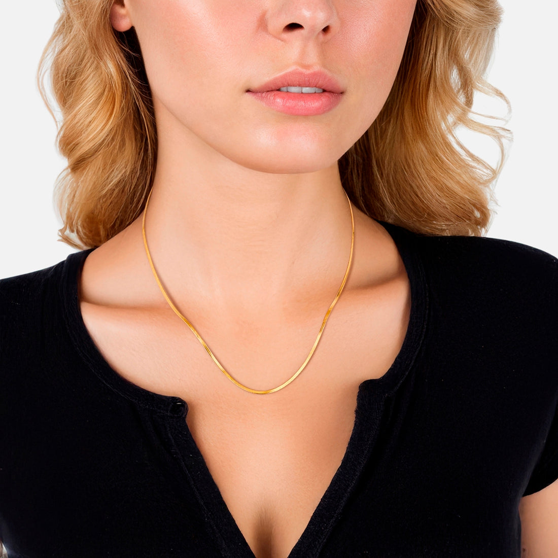 Kette Edelstahl gelbgold